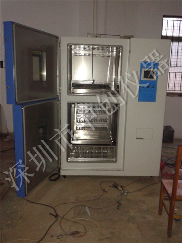 雙門直冷式冷熱沖擊試驗(yàn)機(jī)詳細(xì)大圖